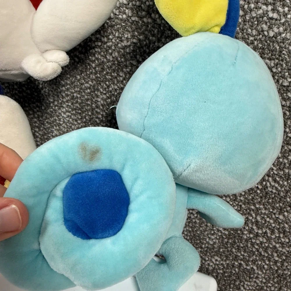 Pokemon Sword & Shield Grookey Cinderace Sobble Plush Set Bundle 3 Galar Starter